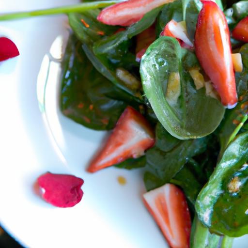 Bright and Fresh: Strawberry Spinach Salad with Balsamic Glaze