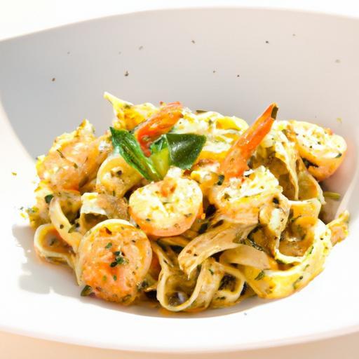 Savor the Flavor: Easy Pesto Shrimp Pasta Recipe Delight