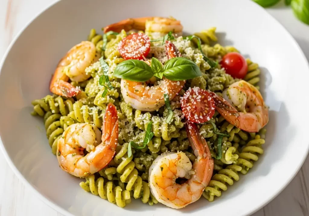 Pesto Shrimp Pasta Recipe