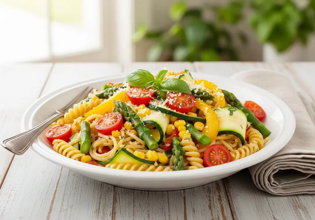 Summer Vegetable Pasta Primavera Delight