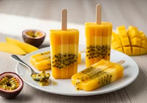 Mango & Passion Fruit Popsicles