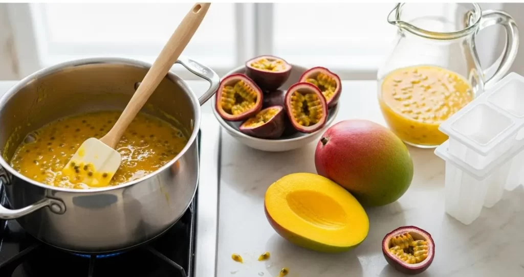 The Ultimate Mango & Passion Fruit Popsicles