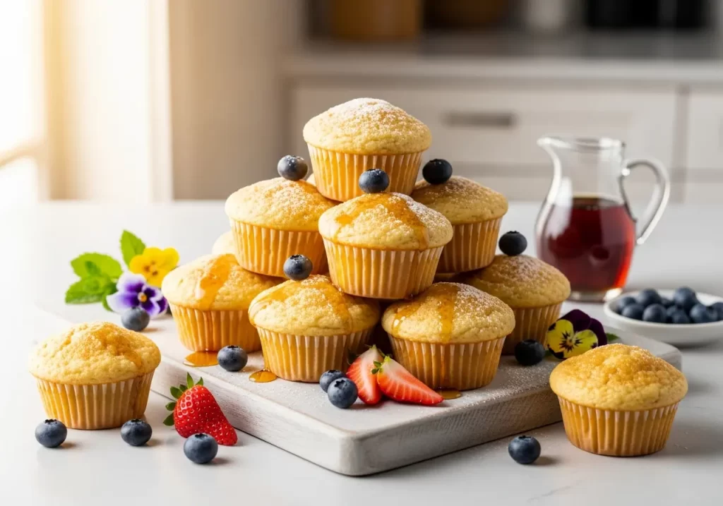 12 Fluffy Pancake Muffins , Breakfast Magic