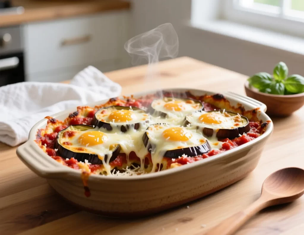 Cheesy Eggplant Parmesan Casserole Recipe Unveiled