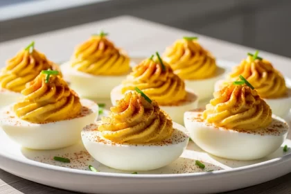 Classic Deviled Eggs with Smoked Paprika