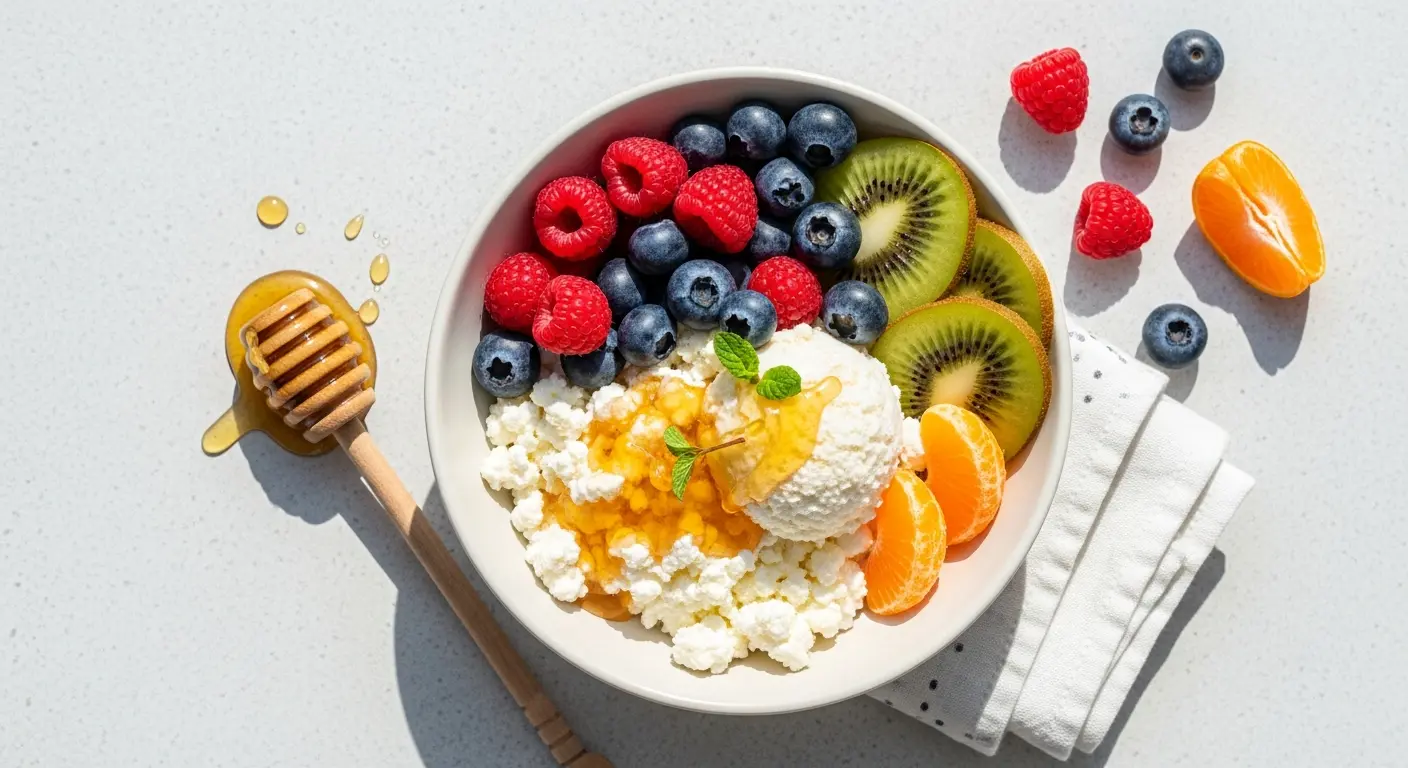 Sweet & Simple: Cottage Cheese with Fruit and Honey Bliss