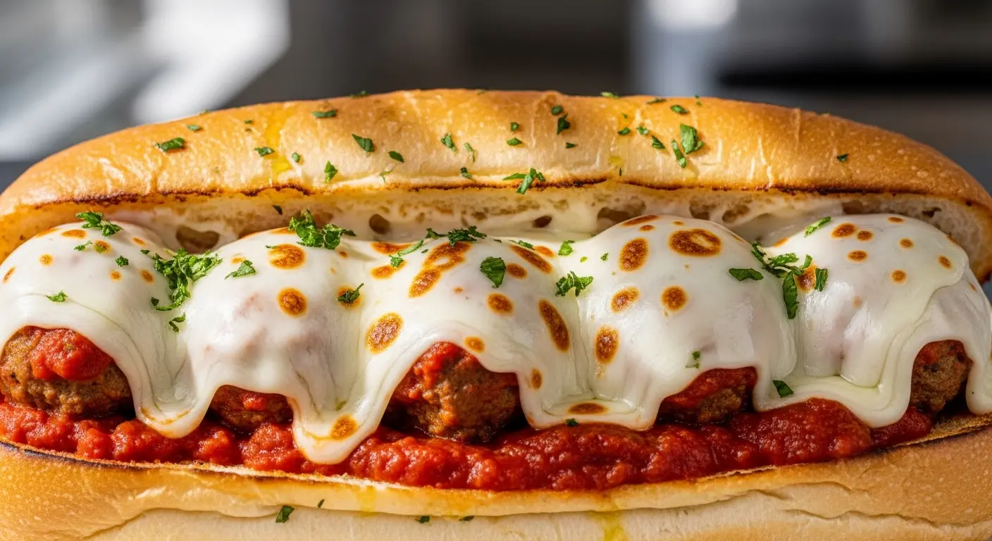 Ultimate Comfort: Hearty Meatball Subs Loaded with Gooey Provolone