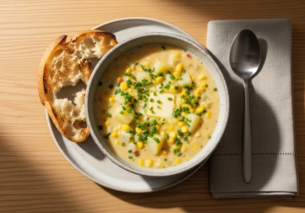 Chowder Recipe ,  Hearty Potato and Corn