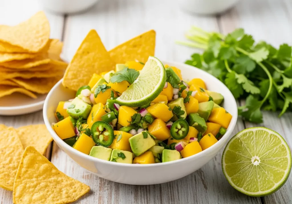Zesty Fresh Mango & Avocado Salsa