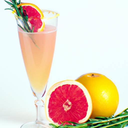 Refresh Your Senses: Sparkling Grapefruit & Rosemary Mocktail