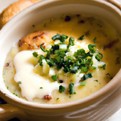 Hearty Loaded Baked Potato Soup with Cheddar & Chives Delight