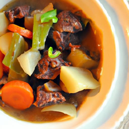 Hearty Irish Lamb Stew with Rustic Root Vegetables Recipe