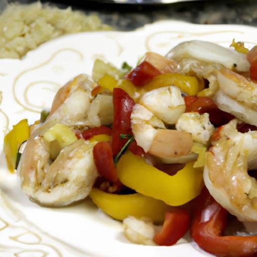 Sizzle & Serve: Easy Shrimp Fajitas with Peppers & Onions