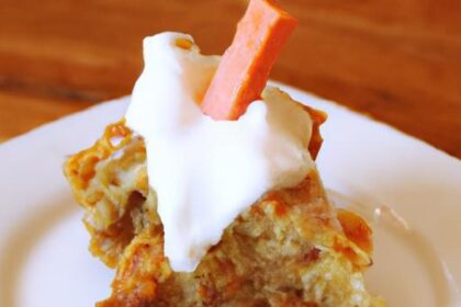 Delicious Keto Carrot Cake with Cream Cheese Frosting Treat