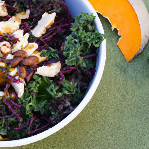 Nourish Your Day: Sweet Potato Kale Bowl with Almond Drizzle
