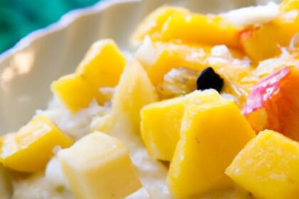 Tropical Delight: How to Make Creamy Coconut Rice with Mango