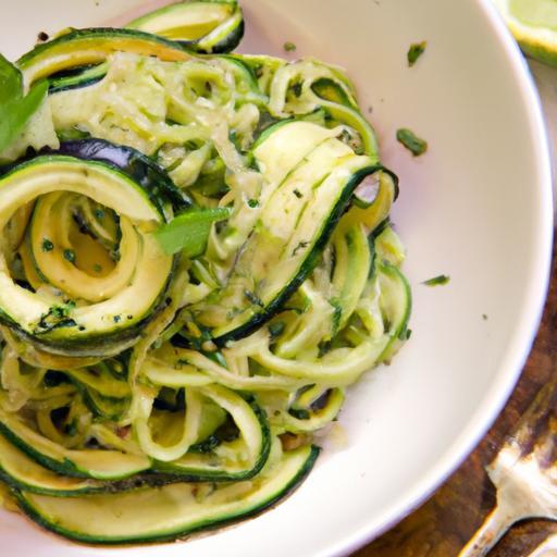 Zucchini Noodles with Creamy Avocado Sauce: A Fresh Twist