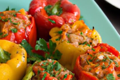 Savory Italian Stuffed Peppers with Lean Turkey Delight