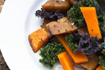 Nourish Your Plate: Warm Sweet Potato & Kale Salad Delight