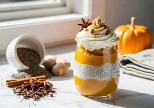 Creamy Pumpkin Spice Chia Pudding Magic