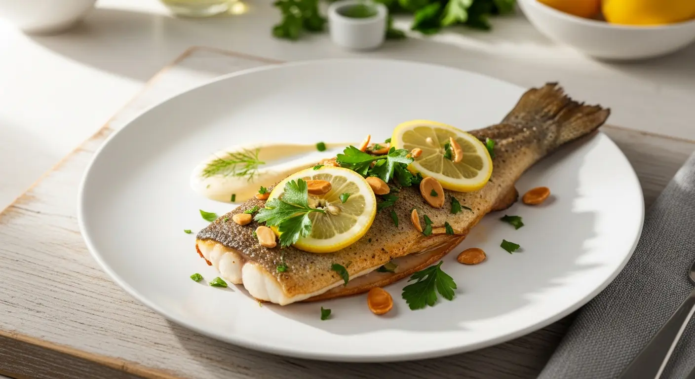 Crisp Pan-Fried Trout with Zesty Lemon and Toasted Almonds