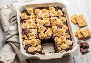 Decadent S'mores Brownies