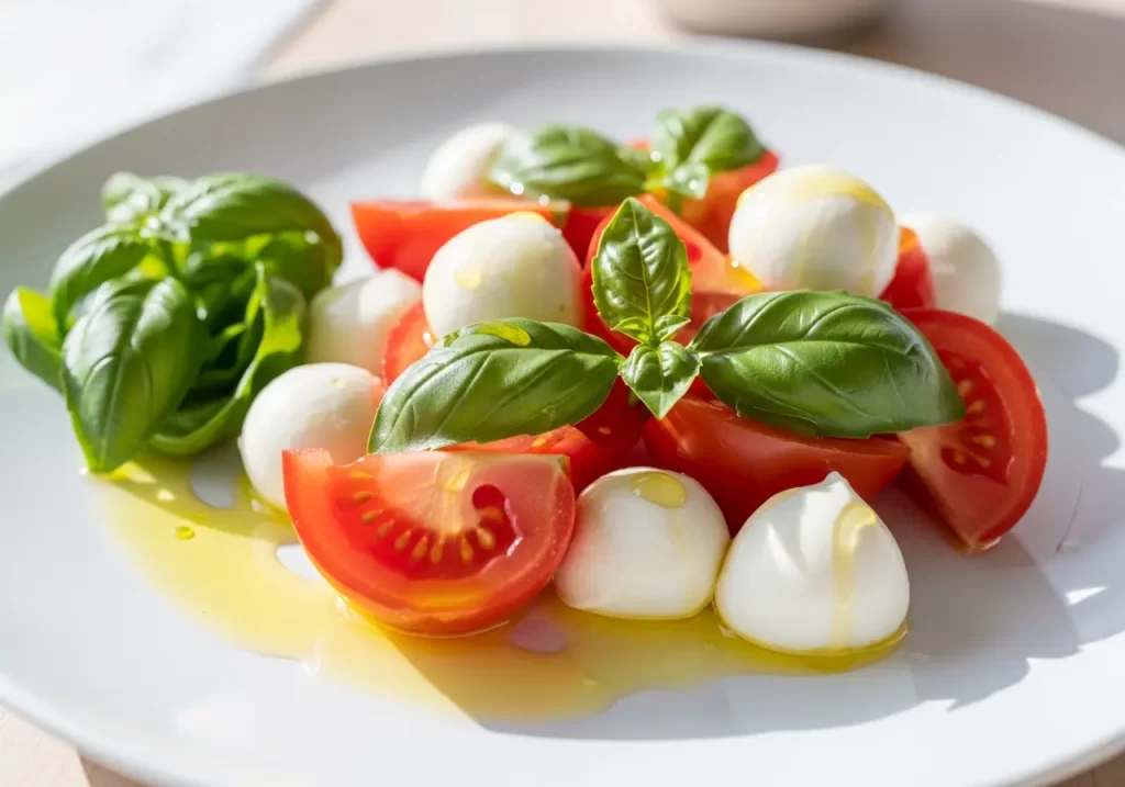 Easy Caprese Salad with Basil Bliss