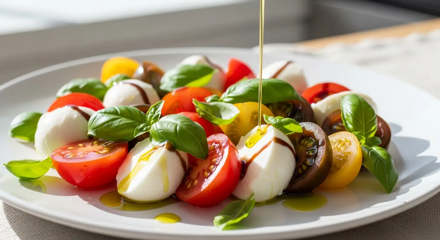 Fresh & Flavorful: Easy Caprese Salad with Basil Bliss