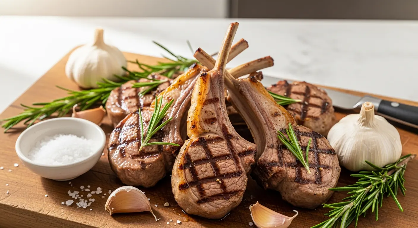 Mastering Perfectly Grilled Lamb Chops with Rosemary & Garlic