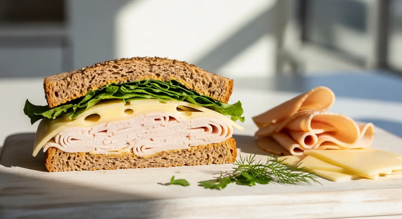Savory Turkey & Cheese on Protein Bread: A Power-Packed Bite