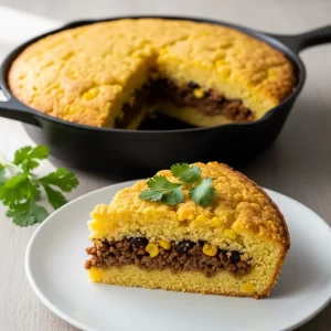Tamale Pie with Golden Cornbread