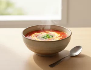 Tomato Egg Drop Soup 