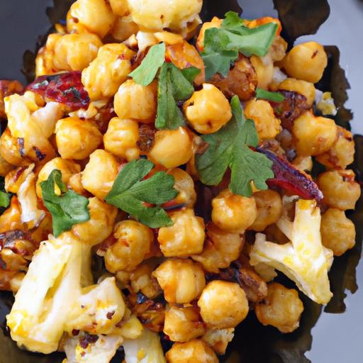 golden Roasted Cauliflower & Chickpea Salad: A Nutritious Delight
