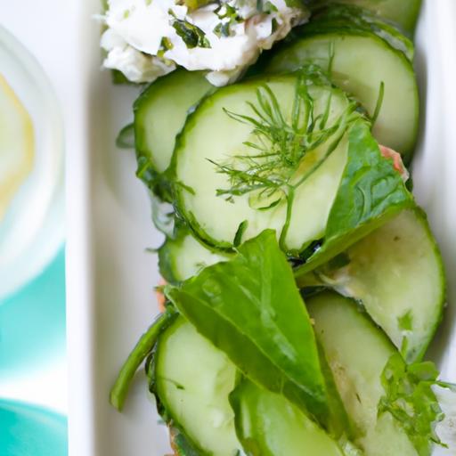 Refreshing Savory Cottage Cheese with Cucumbers & Dill Delight