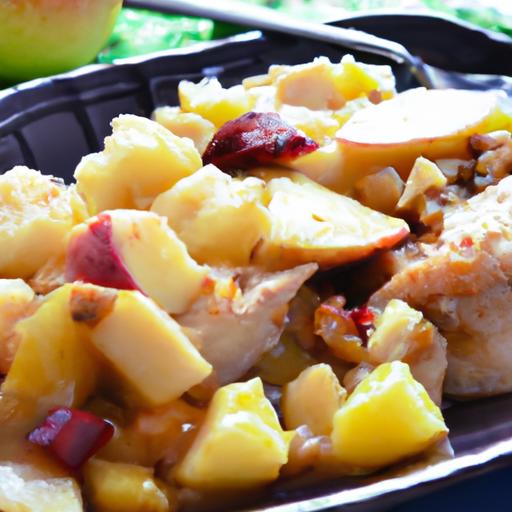 Rise and Shine: Apple & Chicken Breakfast Skillet​ Delight