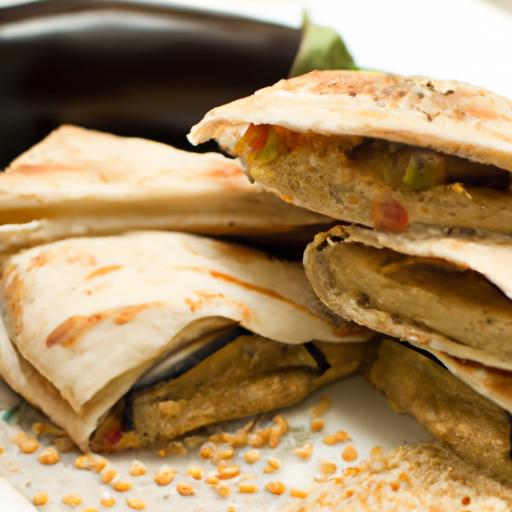 Roasted Eggplant & Hummus Pita Pockets: Flavorful Bites