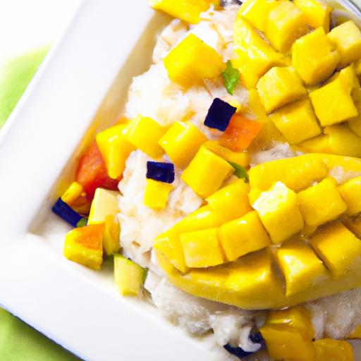Tropical Delight: how to Make Creamy Coconut Rice with Mango