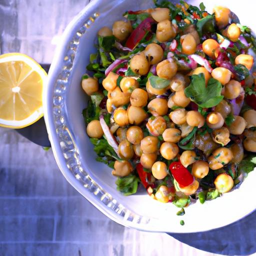 Zesty ‌Chickpea ​& Quinoa ⁢Salad: Fresh Lemon Dressing Delight