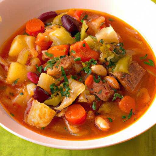 Hearty Classic Beef Minestrone Soup: A timeless Comfort