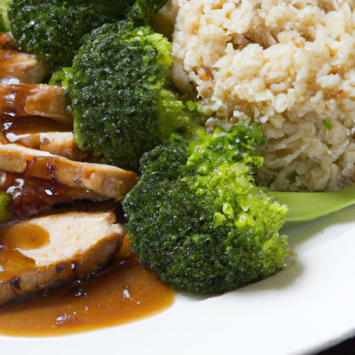 Sweet & Savory Honey Garlic Chicken with Crispy Roasted Broccoli
