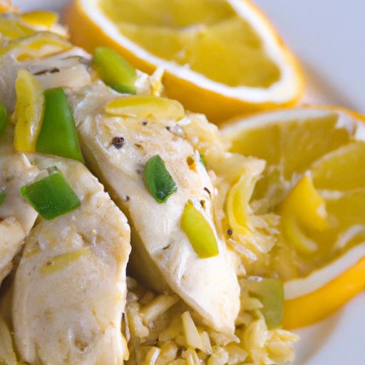 Zesty One-Pot Greek chicken and Lemon Rice Delight