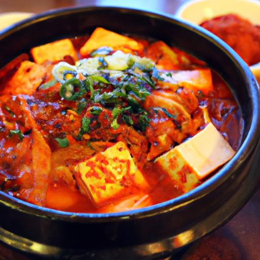 Savor the Spice: Exploring Korean Kimchi Jjigae Tofu Stew