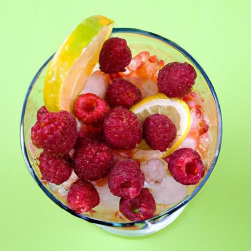 Refreshing Twist: Classic Lemonade Meets Fresh Raspberries
