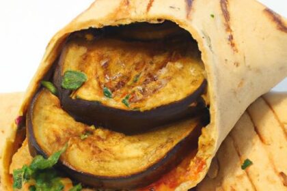 Roasted Eggplant & Hummus Pita Pockets: Flavorful Bites