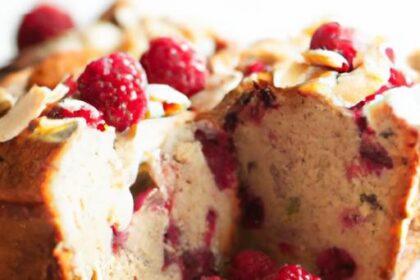 Delight in Raspberry Almond Cake: A Nutty Berry Treat