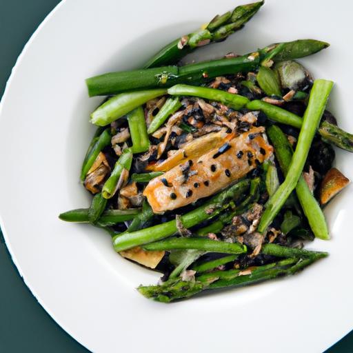 Bright Wild Rice Salad with Asparagus, Peas & Zesty Lemon
