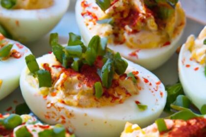Deviled Eggs Delight: Chives and Paprika Twist Revealed