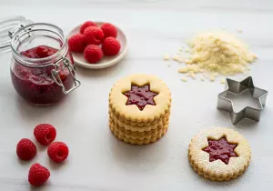 Crafting Linzer Cookies with Raspberry Jam