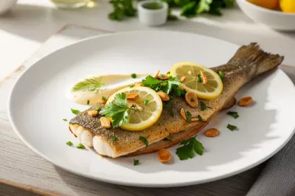 Crisp Pan-Fried Trout with Zesty Lemon and Toasted Almonds