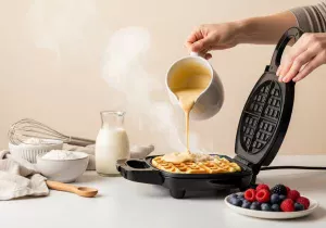 Crispy Vegan Waffles